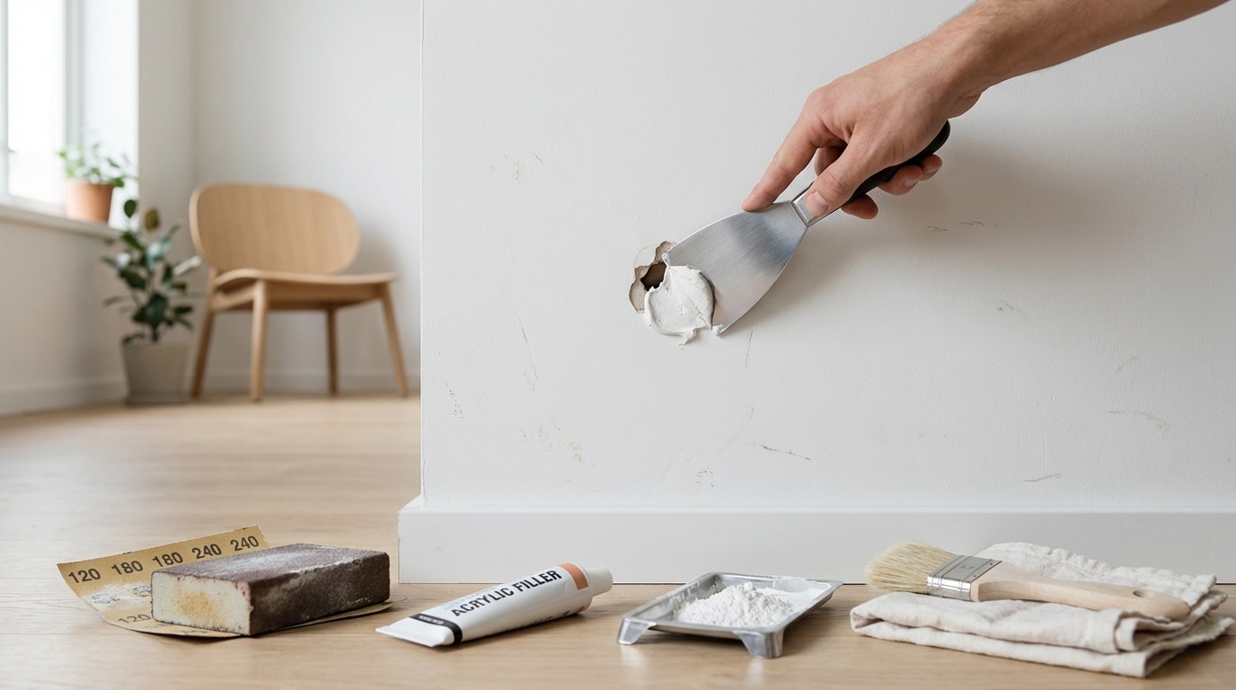 Comment reboucher un trou dans un mur : le guide complet