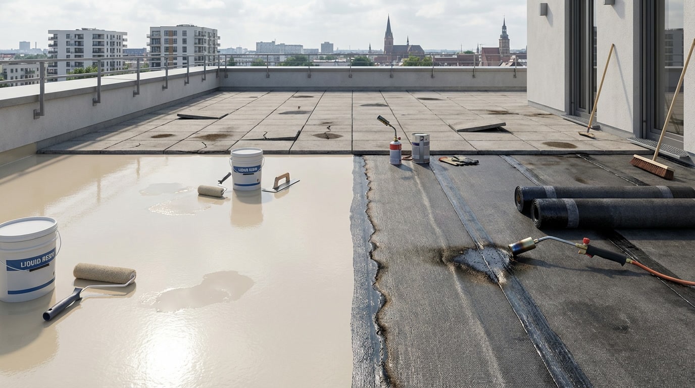 Étanchéité terrasse : résine ou goudron, que choisir pour une longévité maximale ?