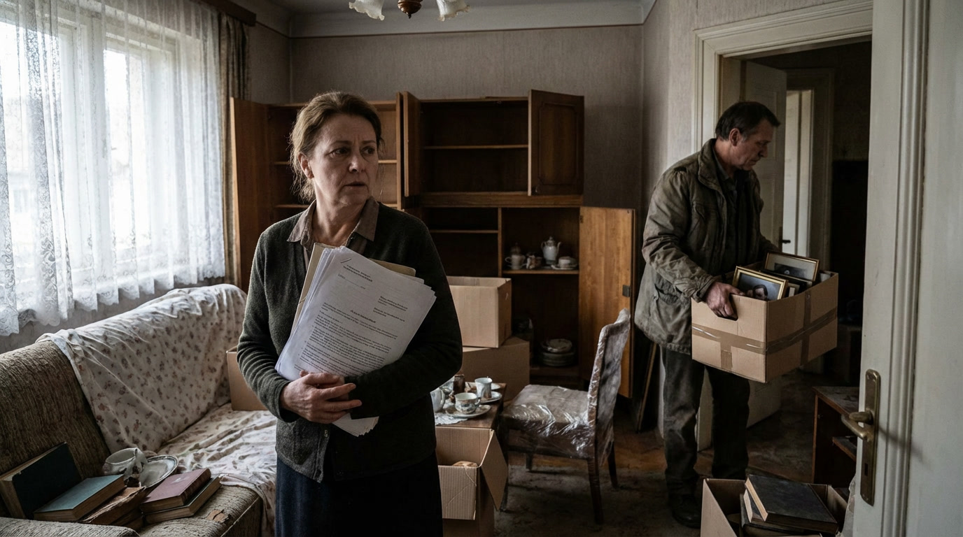 Mon frère vide la maison de ma mère : que faire ?