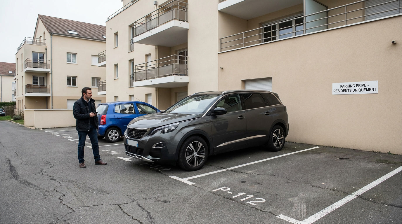 Mon voisin prend toutes les places de stationnement : que faire ?