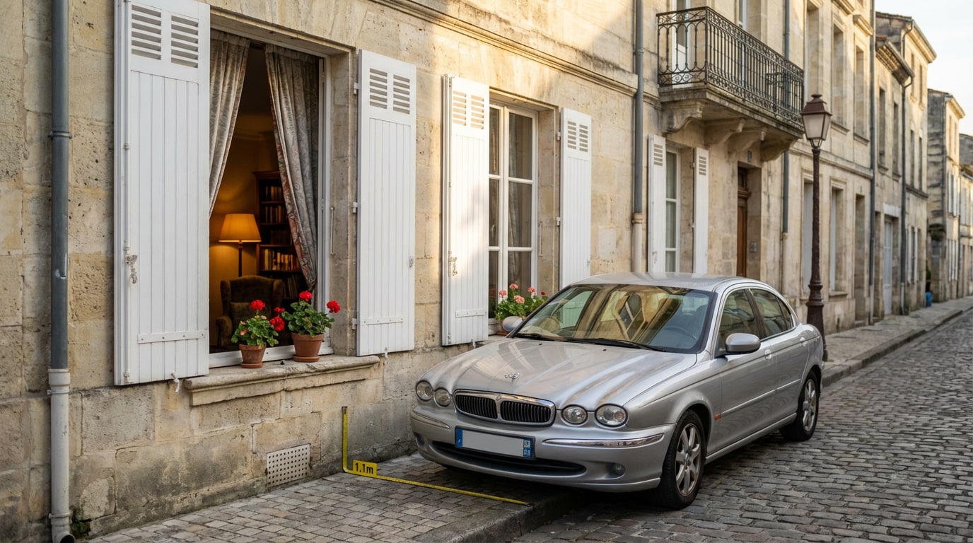 Quelle distance pour se garer devant une fenêtre ? Réglementation et bon sens