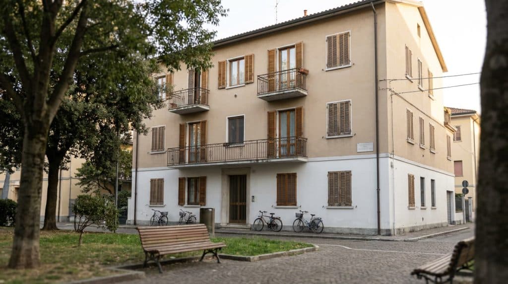 Immeuble d'habitation social en France