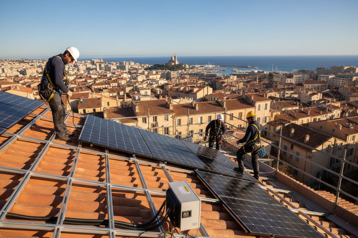 Comment installer des panneaux solaires à Marseille en PACA ?